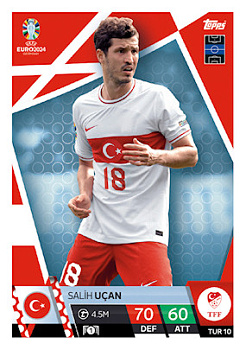 Salih Ucan Turkey Topps Match Attax EURO 2024 #TUR10